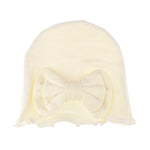 Baby Vintage Ruffle Bow Cotton Beanie Hat