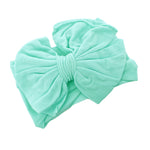 Baby/Toddler Wide Nylon Headbands w/ Bow