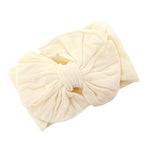 Baby/Toddler Wide Nylon Headbands w/ Bow