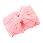 Baby/Toddler Wide Nylon Headbands w/ Bow