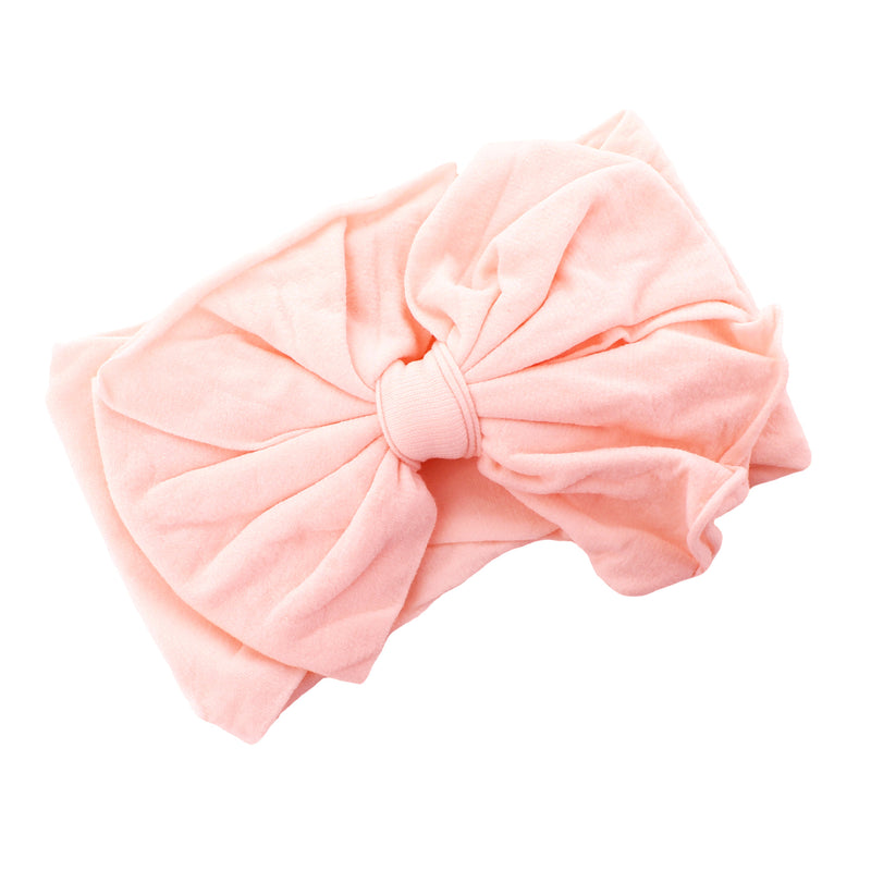 Baby/Toddler Wide Nylon Headbands w/ Bow