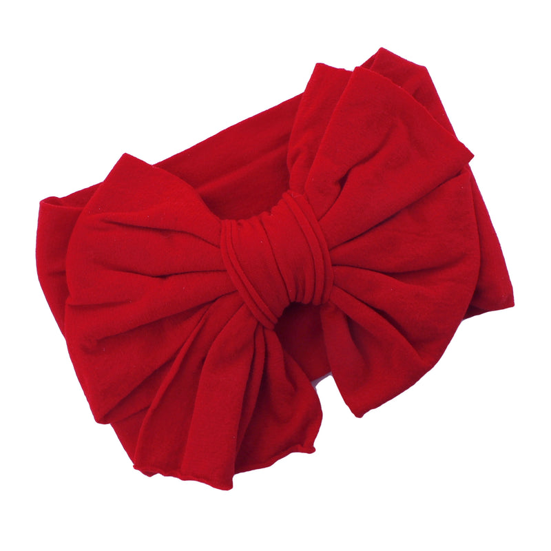 Baby Toddler Wide Nylon Headbands with Large Bow My Lello